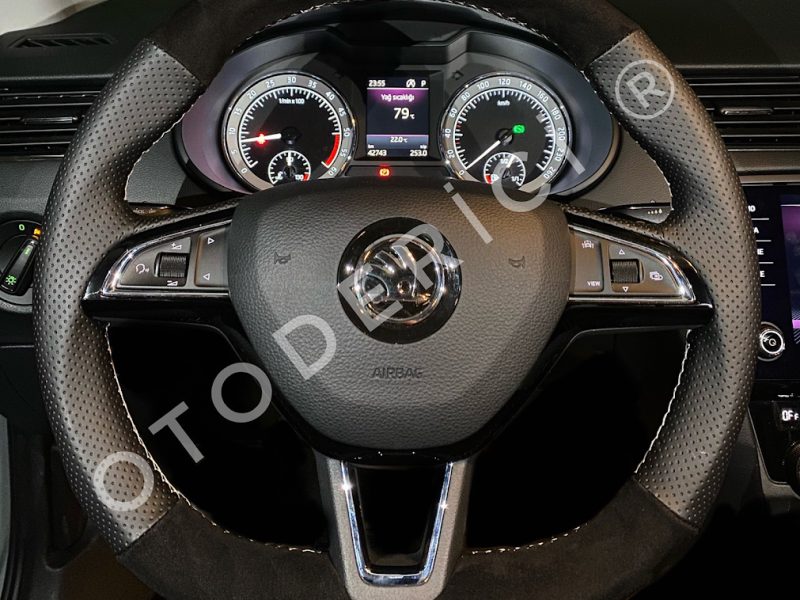 Skoda · Direksiyon Deri Kaplama